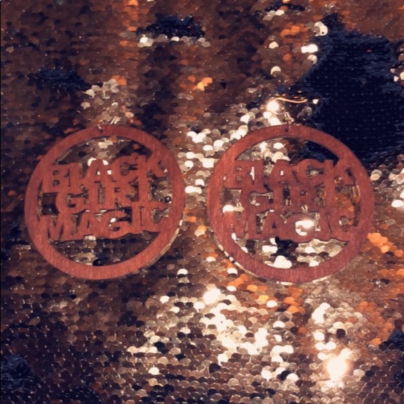 BLACK GIRL MAGIC Earrings - Picture 1 of 6